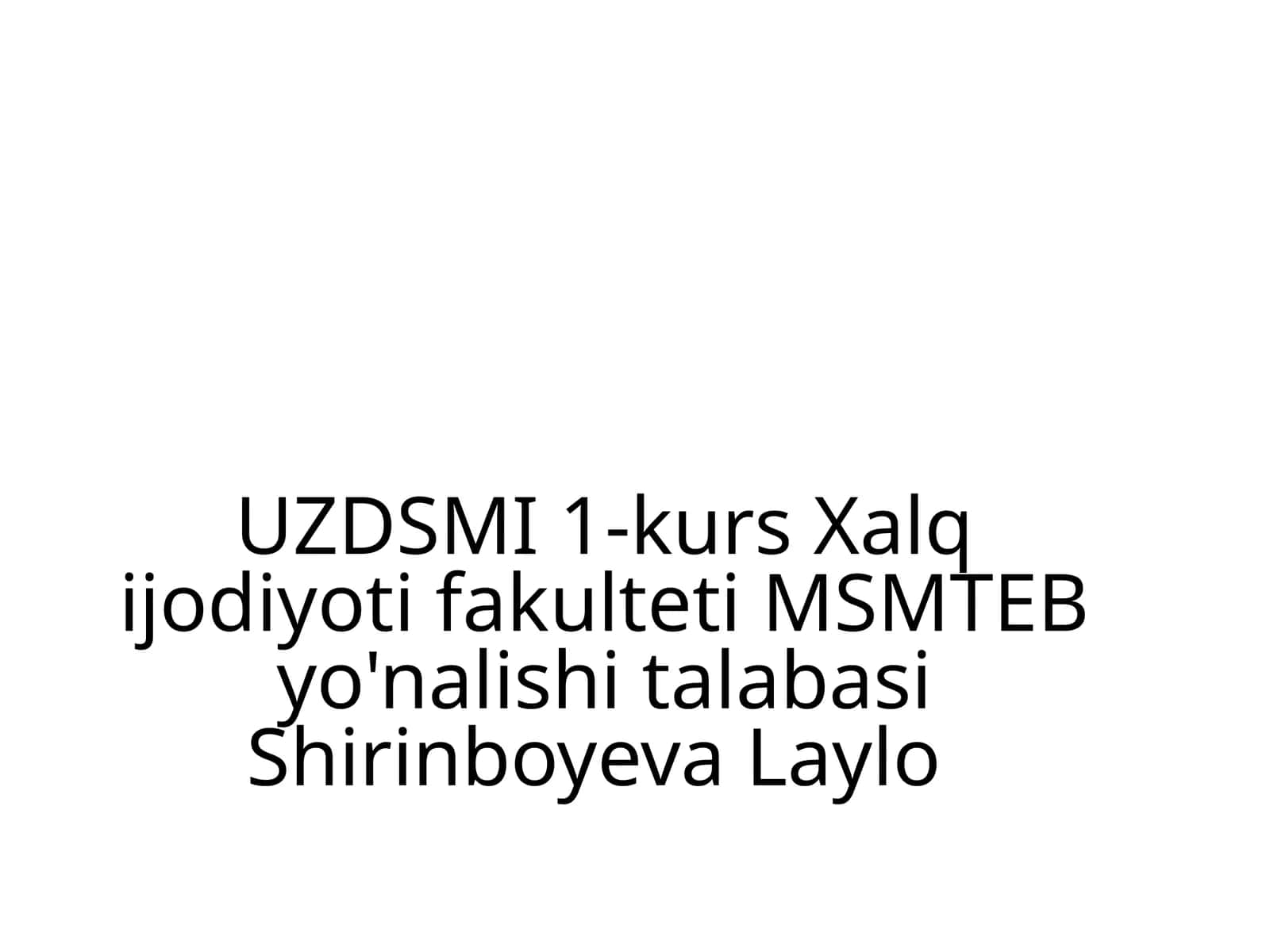 Davlat tizimi 1