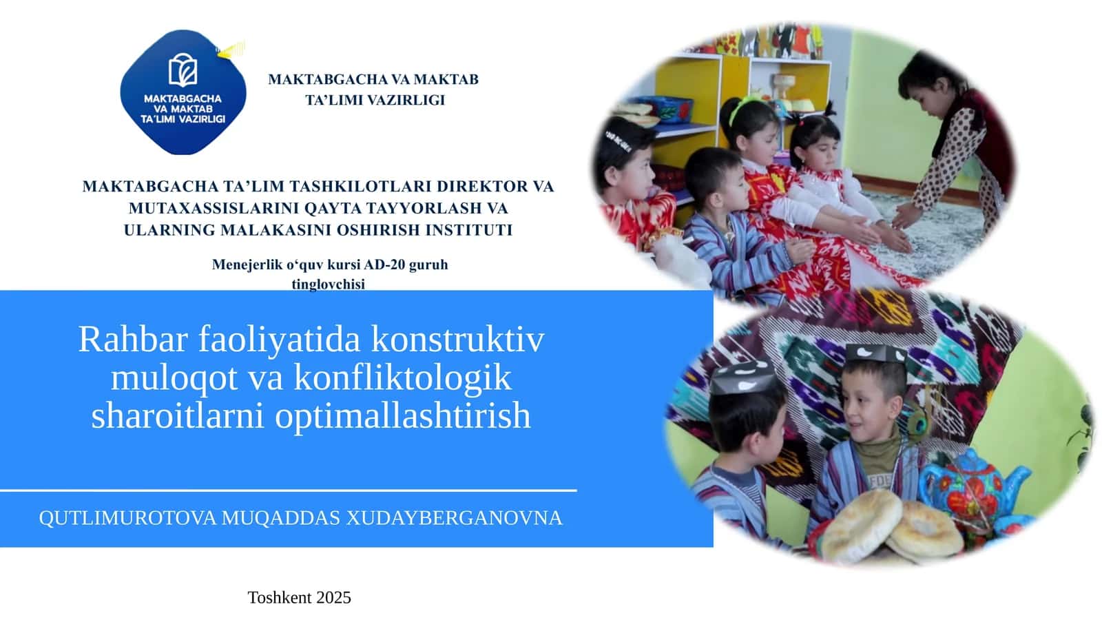Rahbarlikda konstruktiv muloqot 1