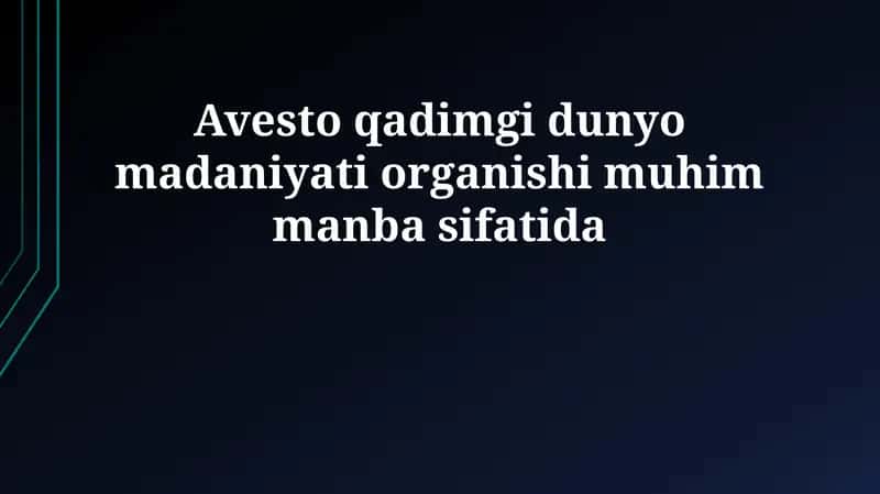 Avesto 1