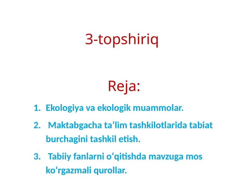 Ekologiyavaekologikmuammolar 1