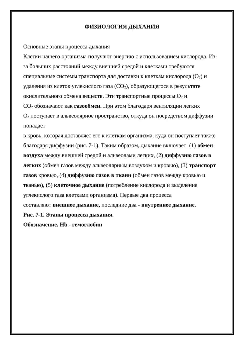 ФИЗИОЛОГИЯ ДЫХАНИЯ 1