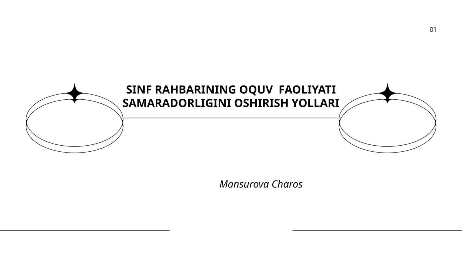 SINF RAHBARINING OQUV FAOLIYATI SAMARADORLIGINI OSHIRISH YOLLARI 1