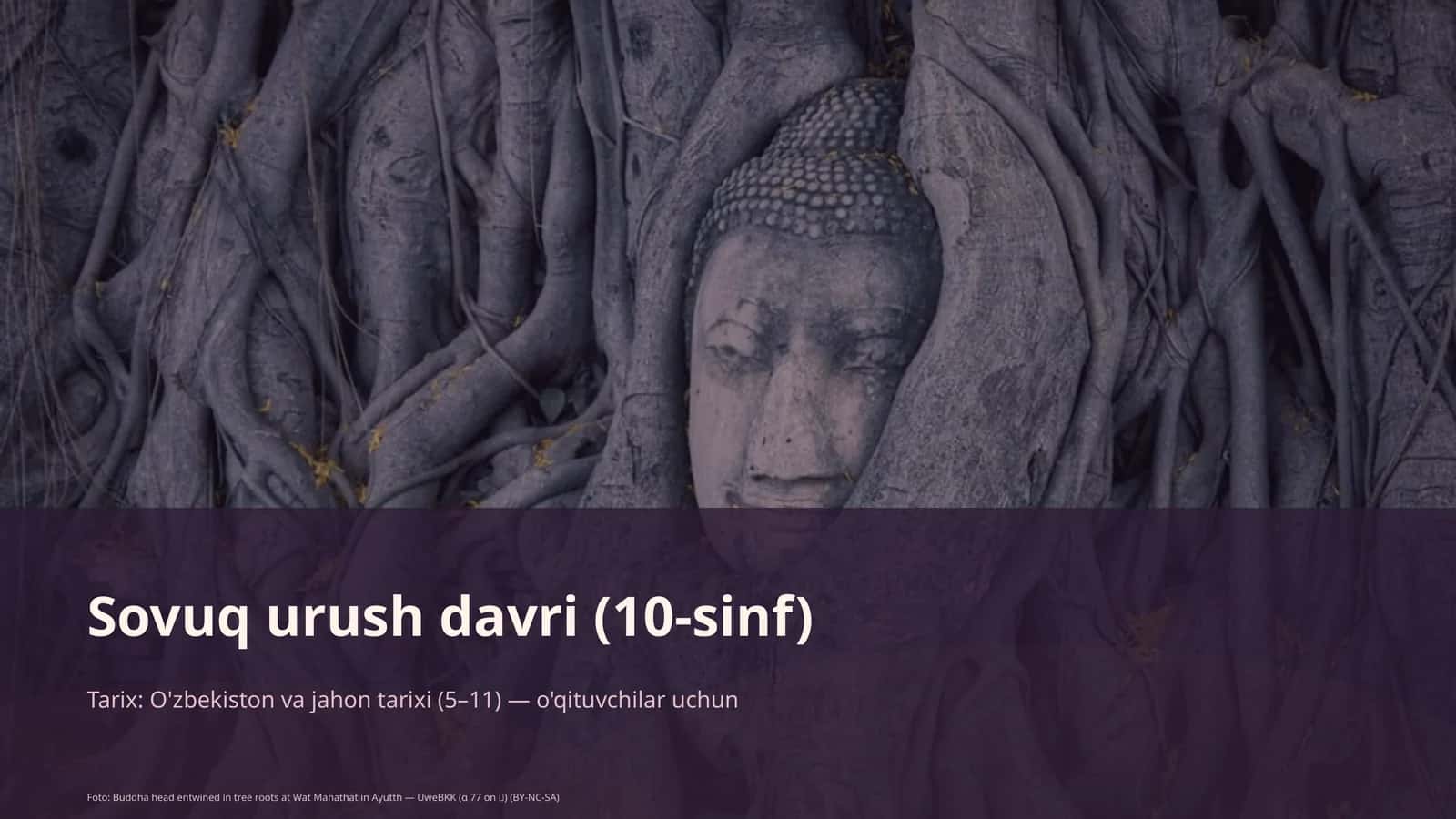 Sovuq urush davri (10-sinf) 1