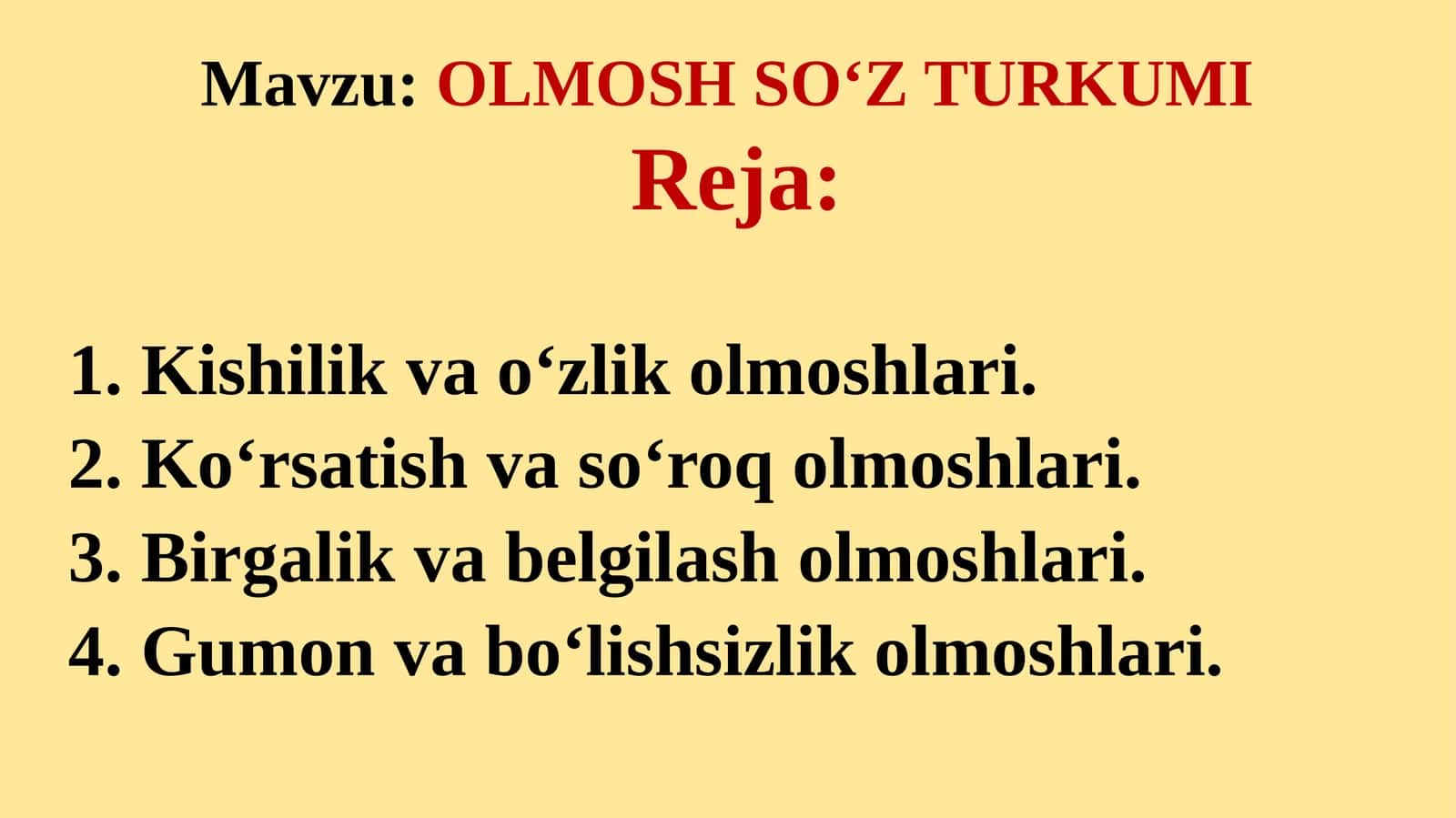 OLMOSH SO‘ZTURKUMI 1