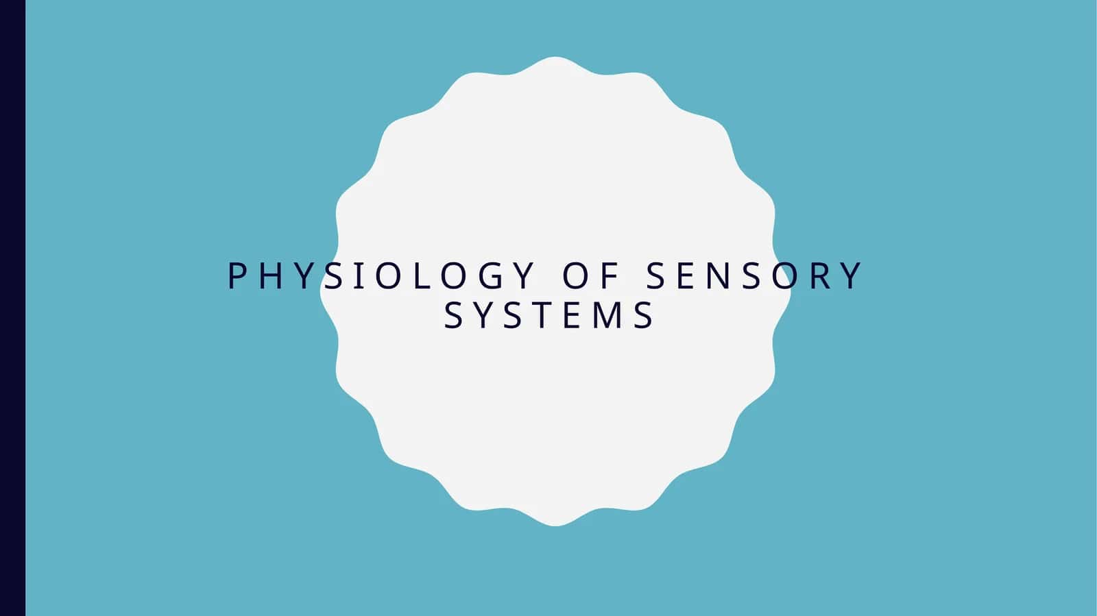 Physiology of Sensory Systems 1