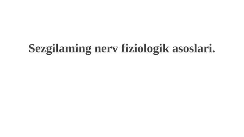 Sezgilamingnervfiziologikasoslari 1