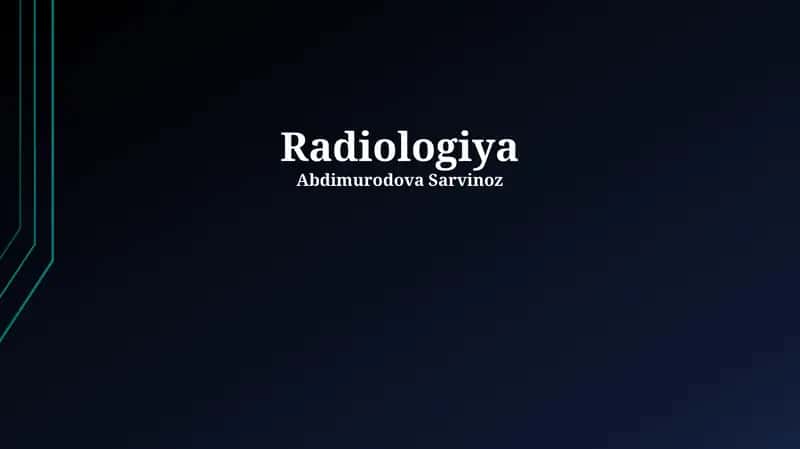 Radiologiya 1