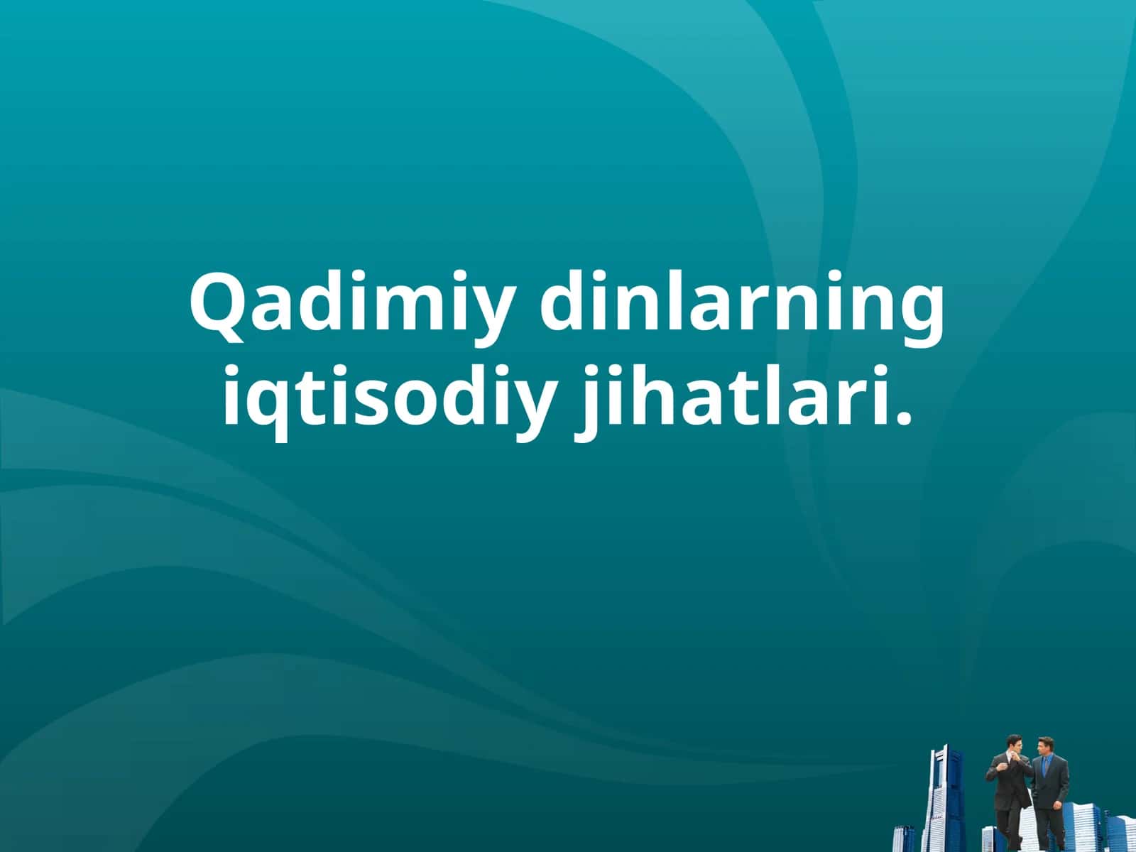 "Avesto" asarining iqtisodiy jihatlari 1