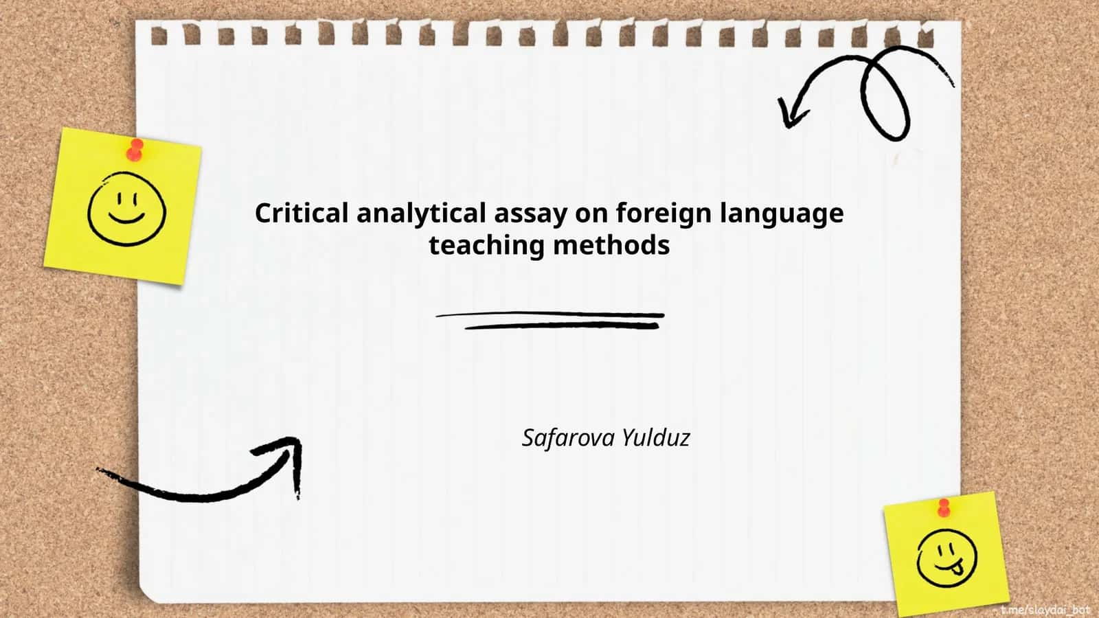 Analytical assay on foreign language teaching methods 1