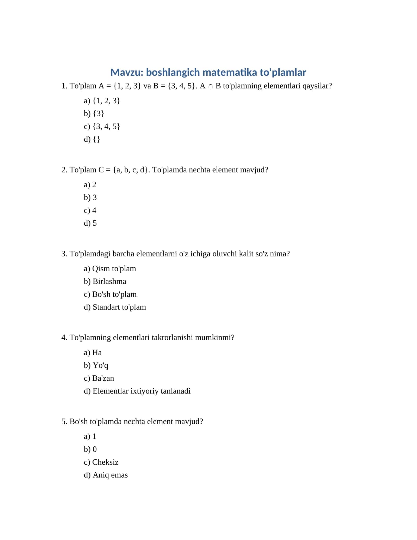 boshlangich matematika to'plamlar 1