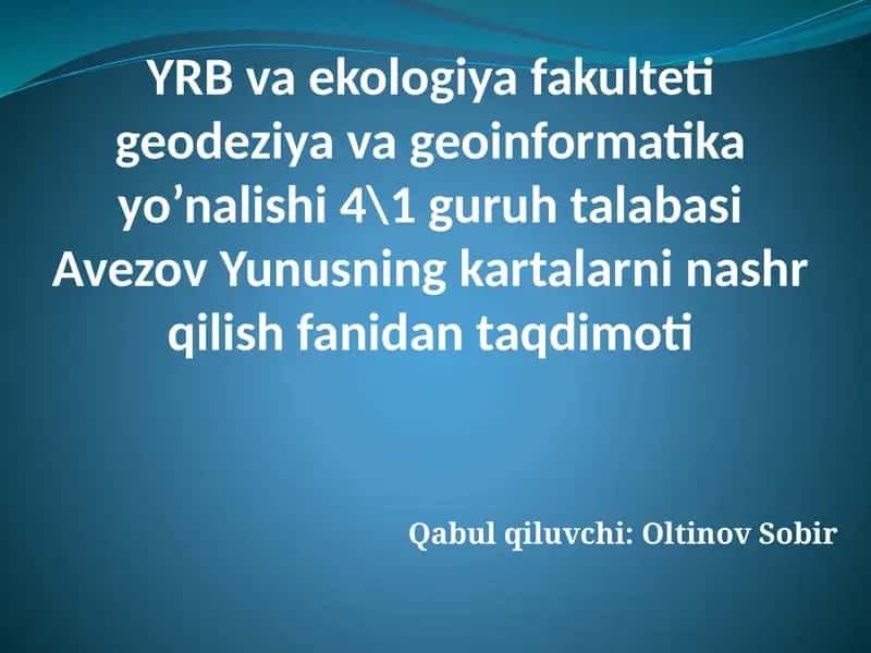 Kartografiyada mualliflik huquqi 1