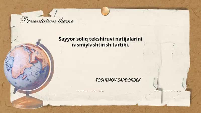 Sayyor soliq tekshiruvi natijalarini rasmiylashtirish tartibi 1