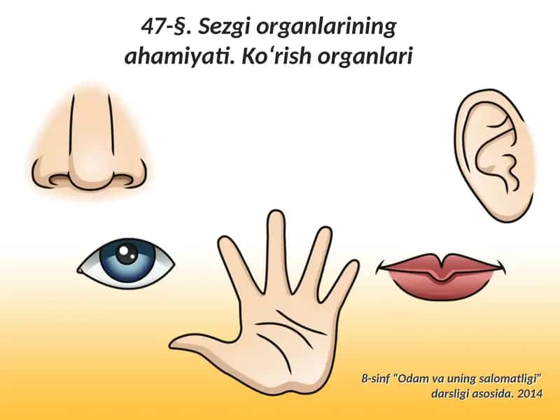 8-sinf “Odam va uning salomatligi” darsligi 1