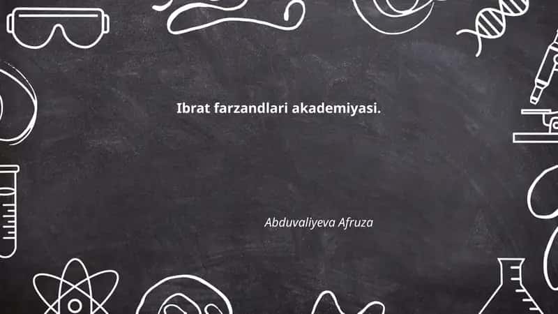 Ibrat farzandlari akademiyasi 1