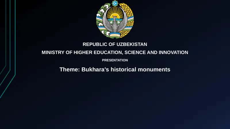 Bukhara's historical monuments 1