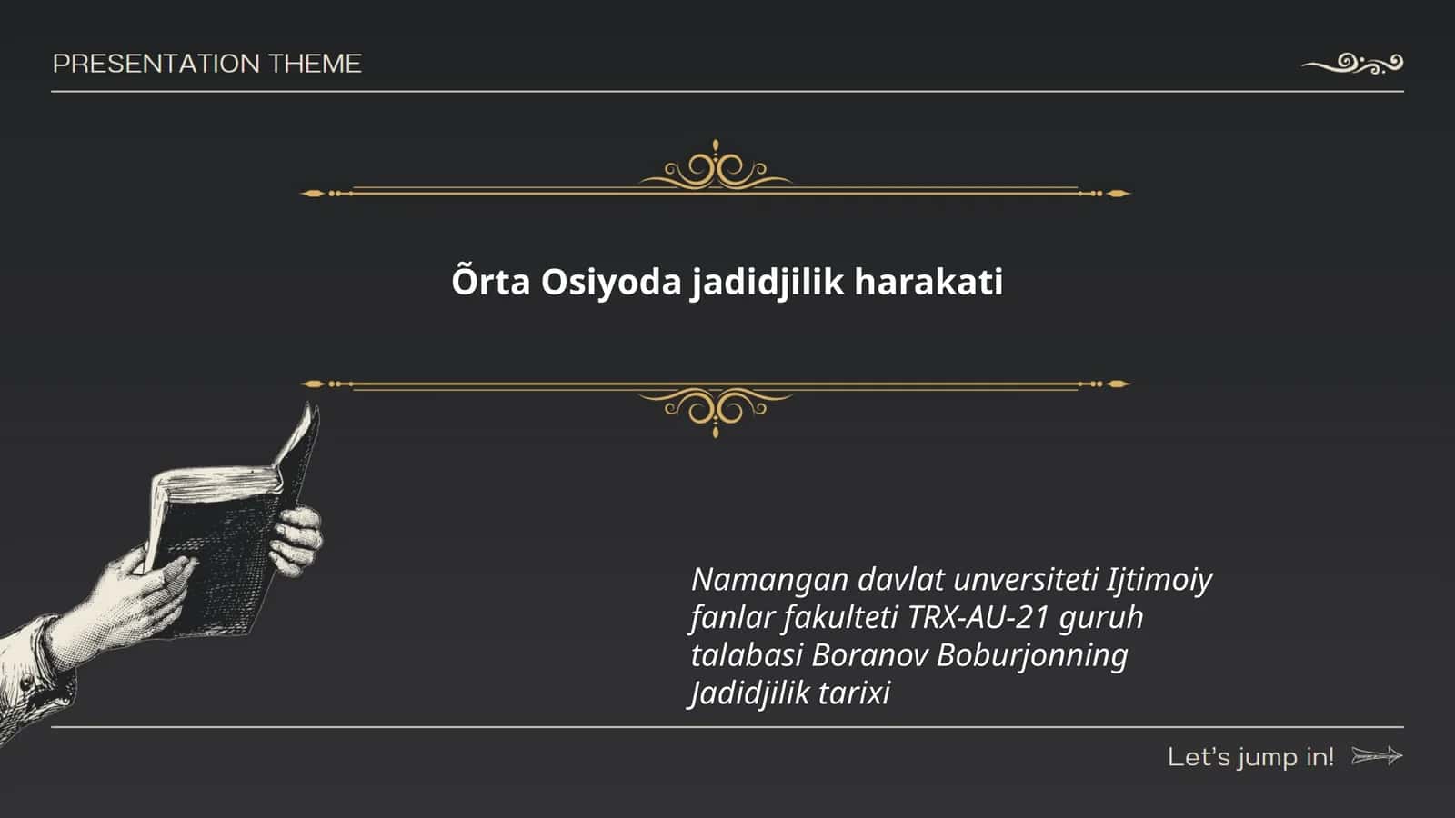 Jadidjilik tarixi 1