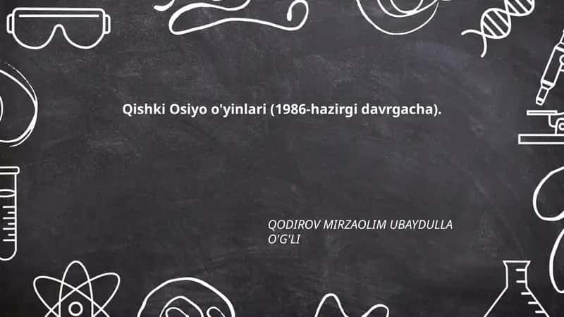 Qishki Osiyo o'yinlari (1986-hazirgi davrgacha) 1