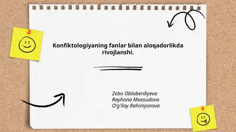 Konfiktologiya va psixologiya 1