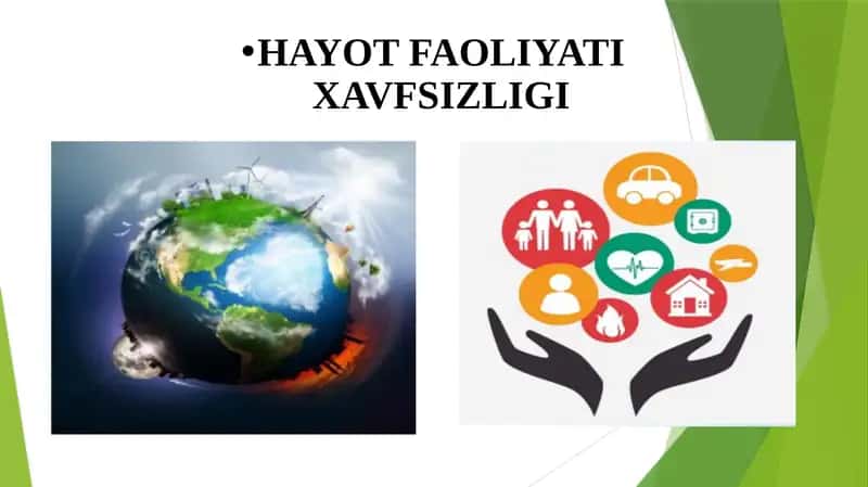HAYOT FAOLIYATI XAVFSIZLIGI 1
