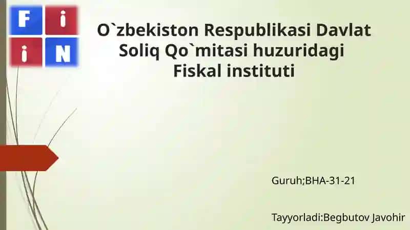 Materiallar kirimini hisobga olish