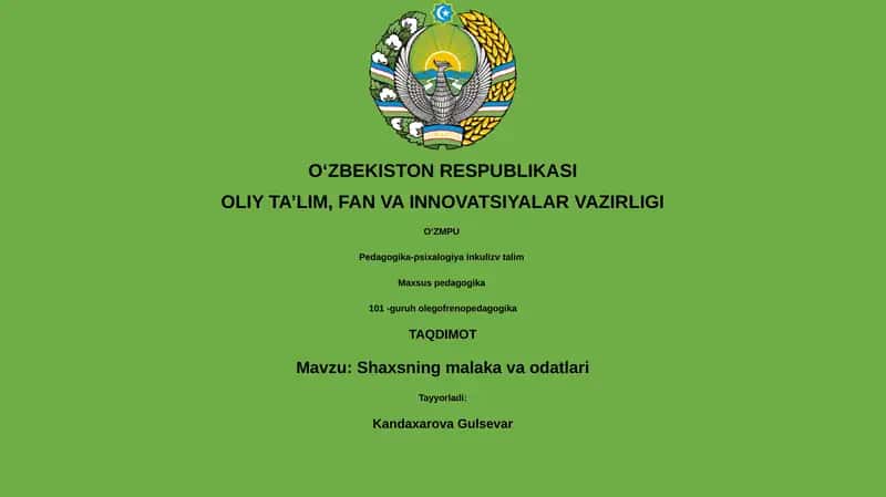 Maxsus pedagogika 1