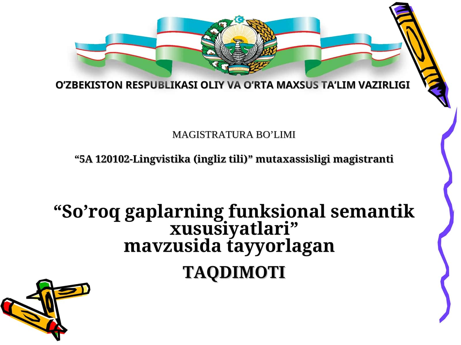 So’roq gaplarning funksional semantik xususiyatlari 1