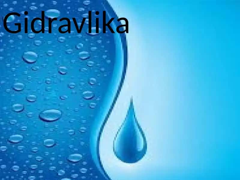 Gidravlika fanidan mustaqil ish 1