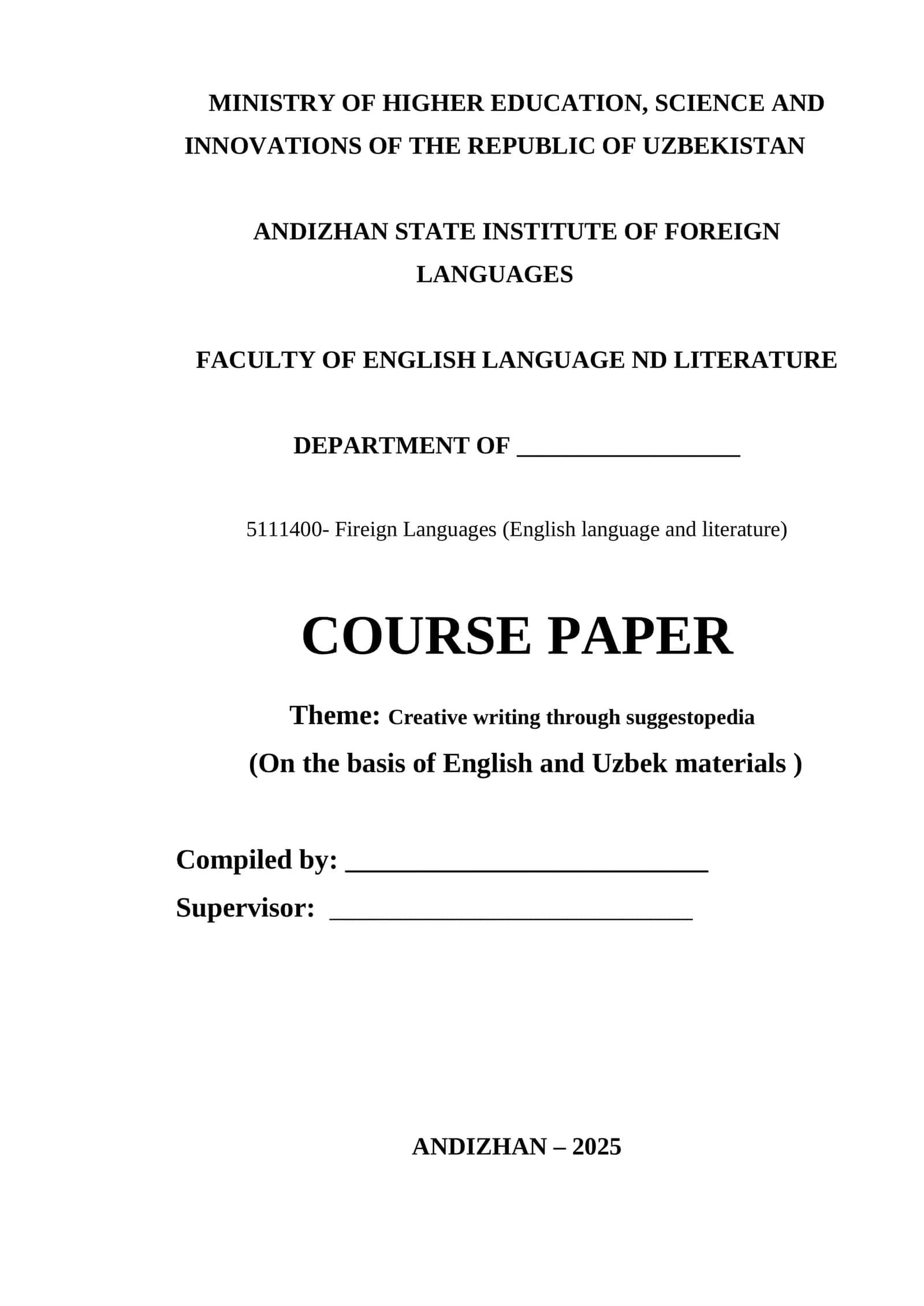 Creative writing through suggestopedia 1