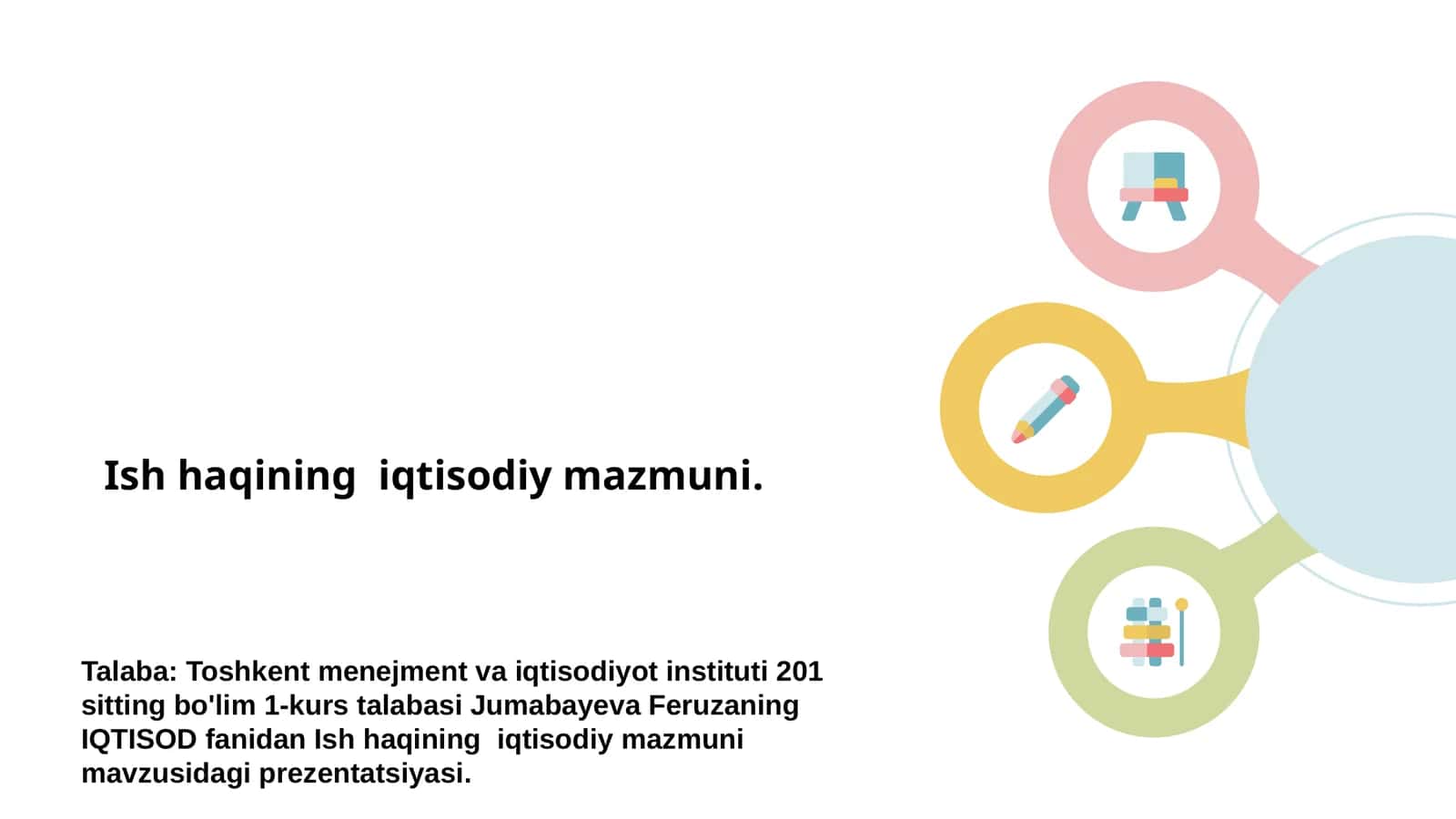 Ish haqining iqtisodiy mazmuni 1
