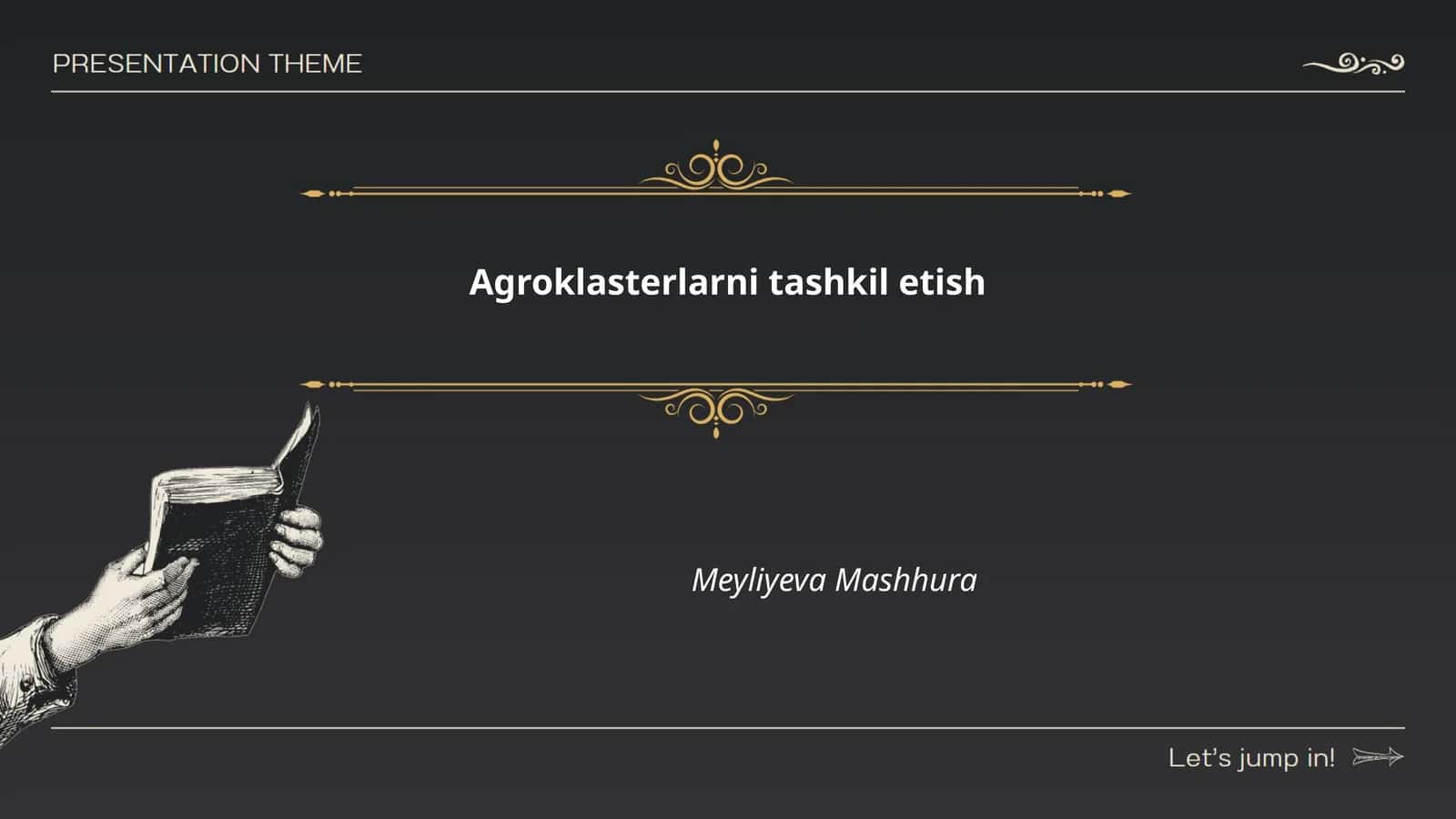 Agroklasterlarni tashkil etish 1