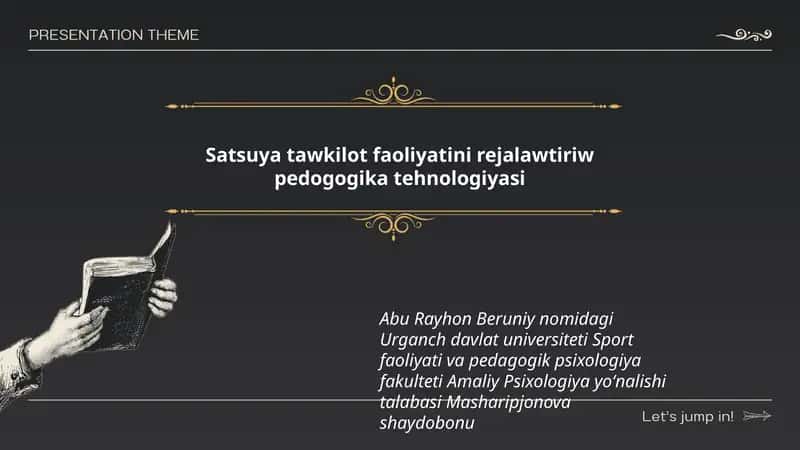 Pedagogika Teknologiyasi 1