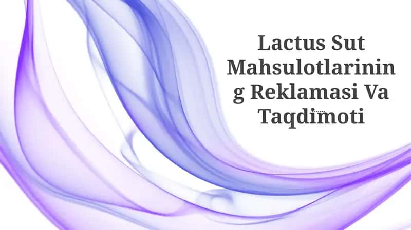 Laktus Sut Mahsulotlari Tarixi 1