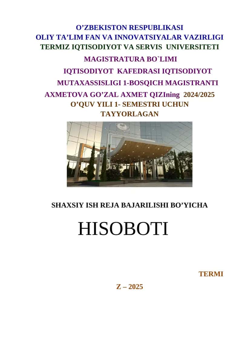 Magistratura bo'limi 1