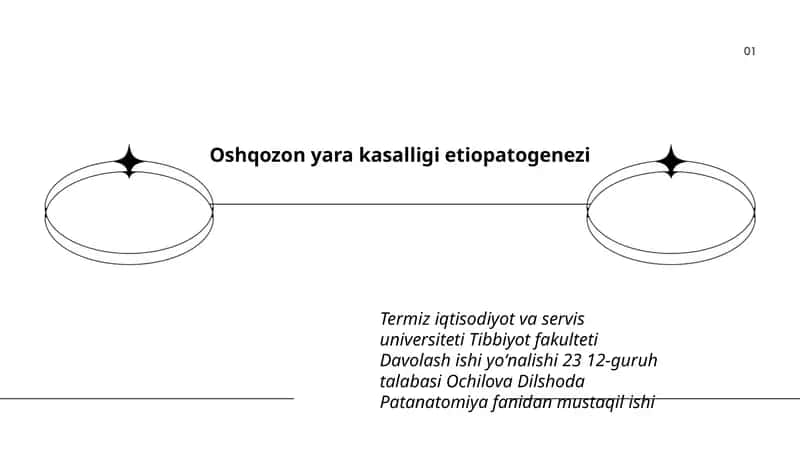 Oshqozon yara kasalligi etiopatogenezi 1