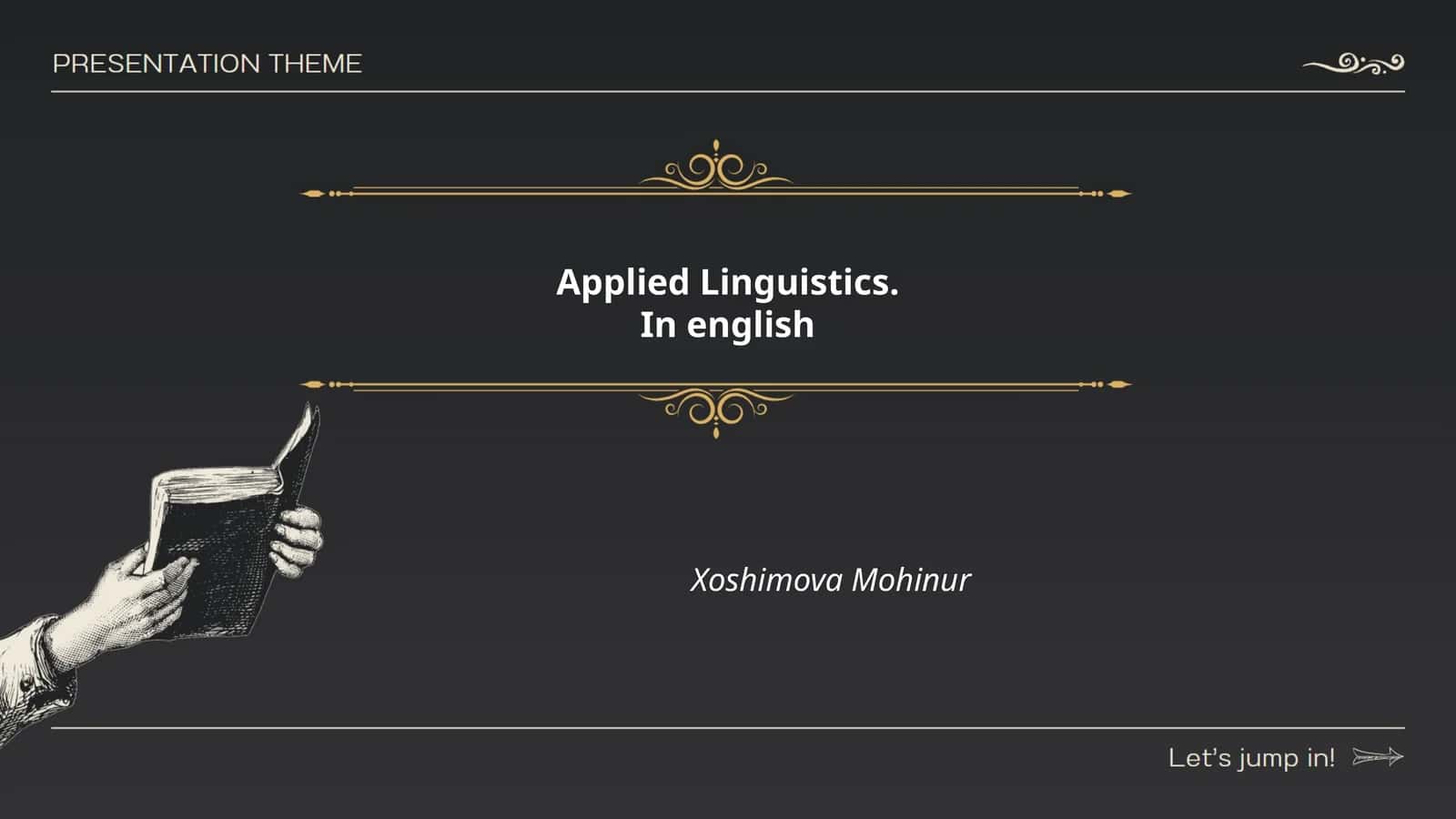 Applied Linguistics 1