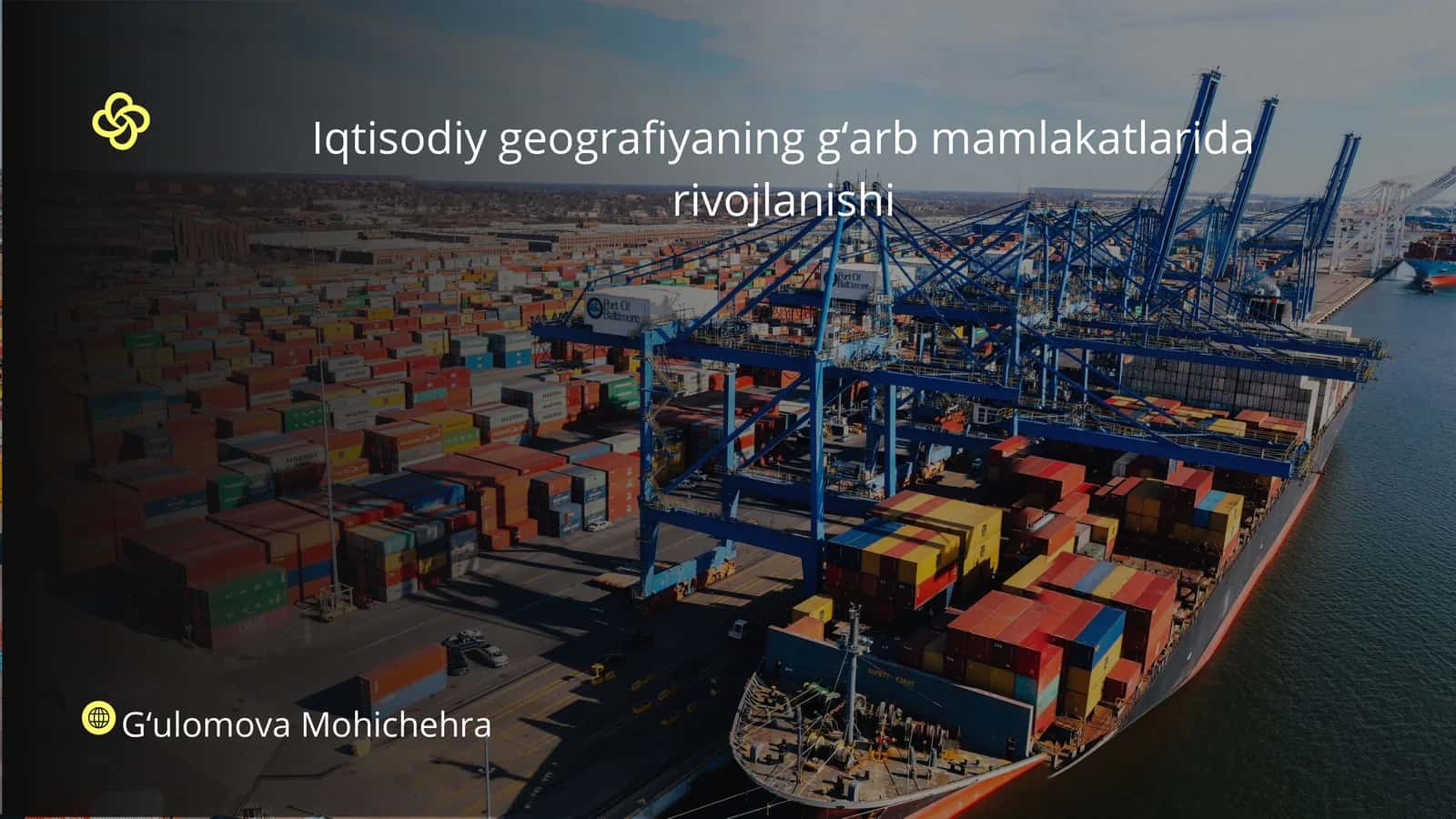 Iqtisodiy geografiyaning g‘arb mamlakatlarida rivojlanishi 1