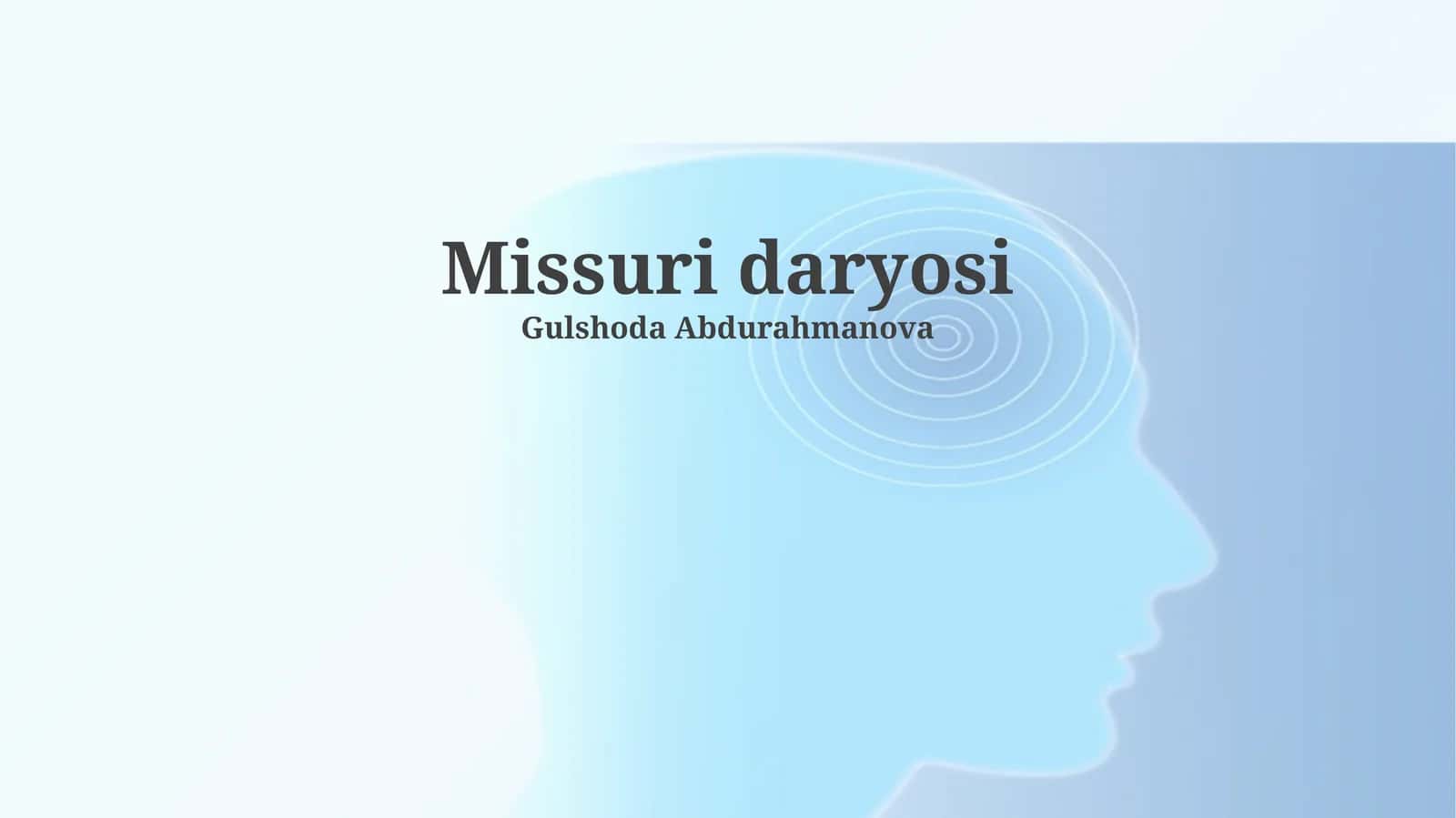 Missuri daryosi 1