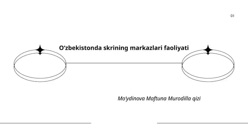 Oʻzbekistonda skrining markazlari faoliyati 1