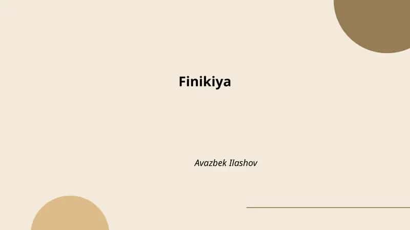 Finikiya 1