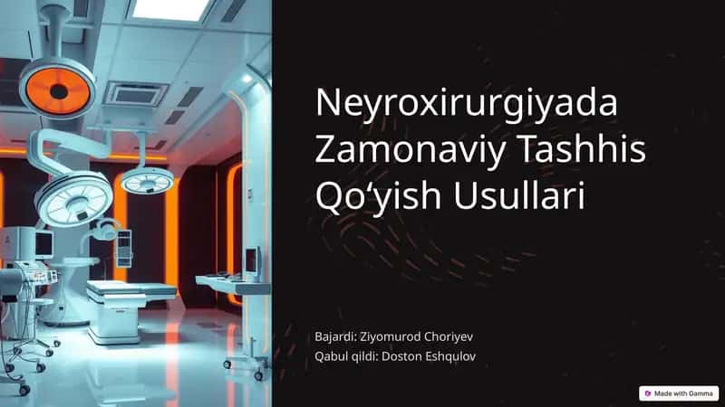 Neyroxirurgiyada Zamonaviy Tashhis Qoʻyish Usullari 1