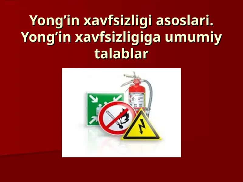 Yong’in хаvfsizligi аsоslаri 1