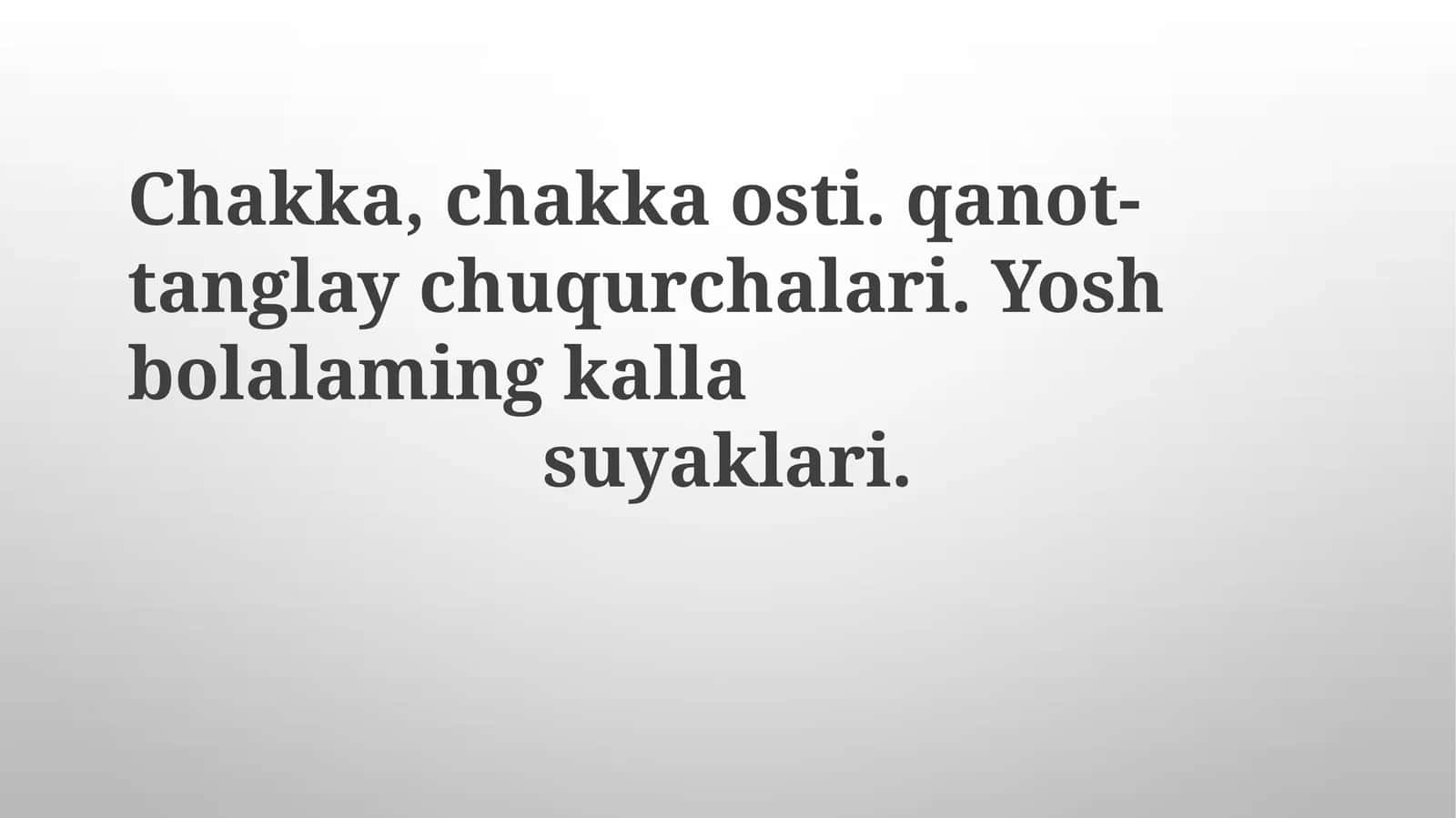 Yosh bolalaming kallasuylaklari 1