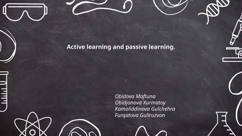 Active learning vs Passive learning 1