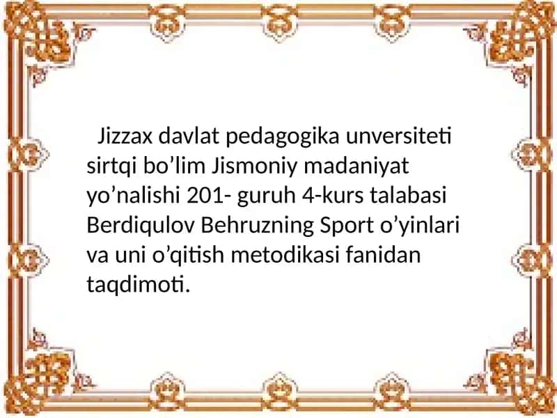 Voleybol o'yinining o'ziga xos xususiyatlari 1