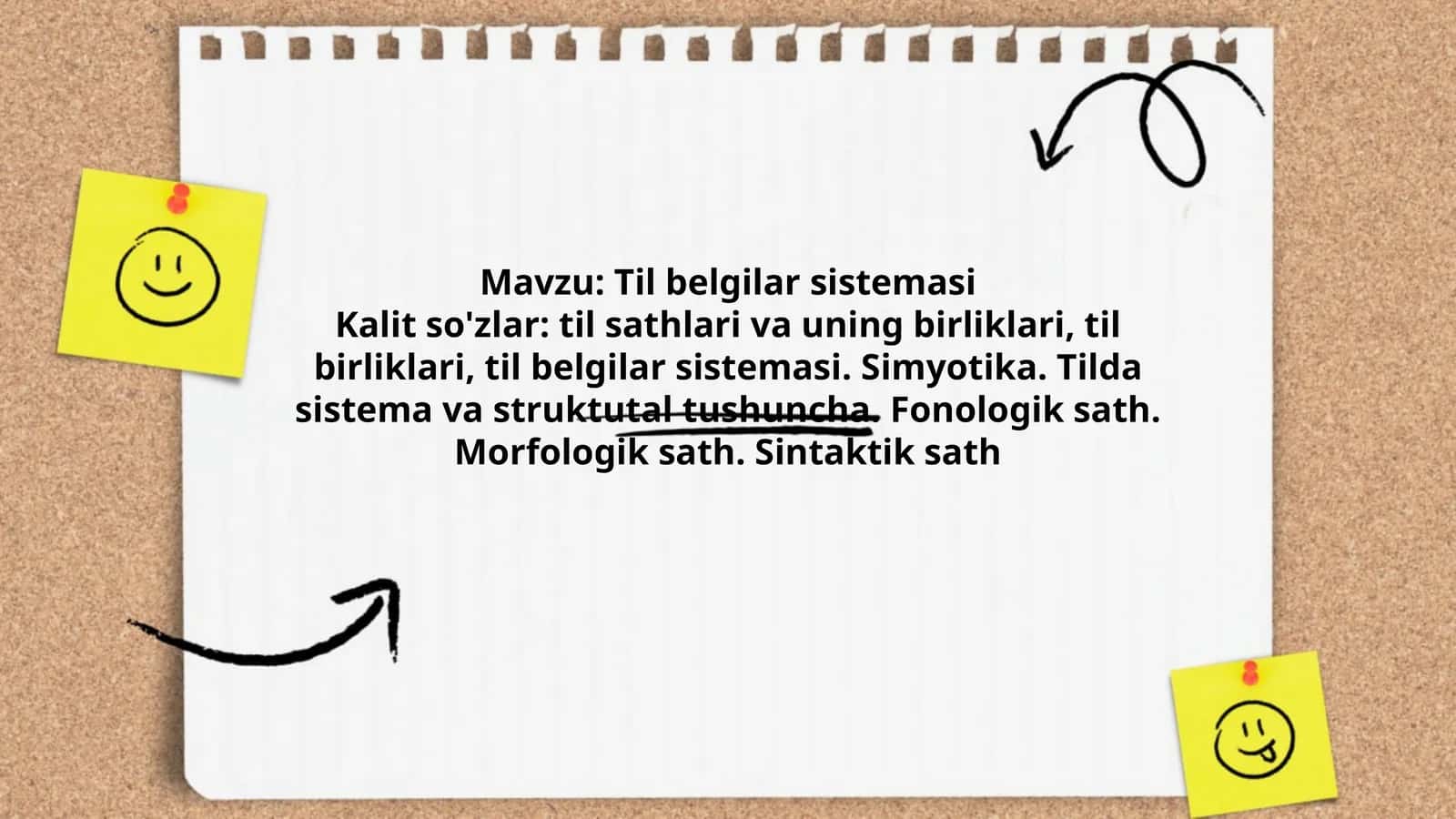 Til Belgilar Sistemasi 1