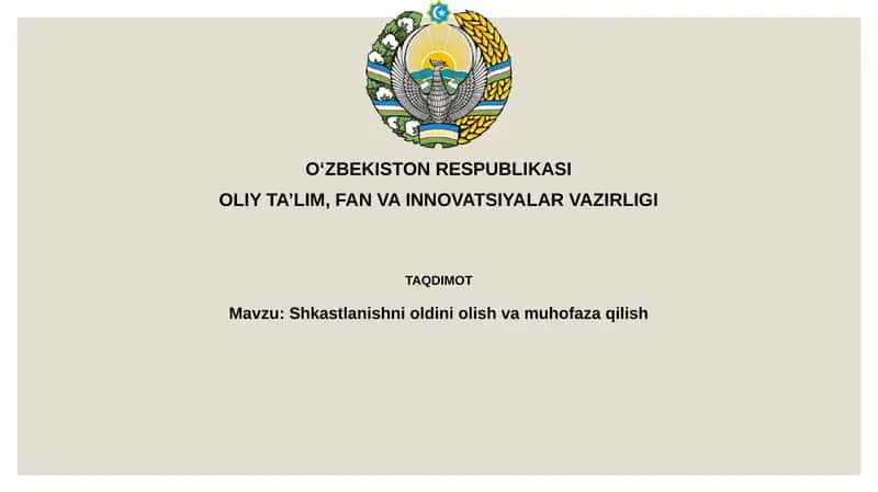 Zo'ravonlikning Oldini Olish va Himoya Qilish 1
