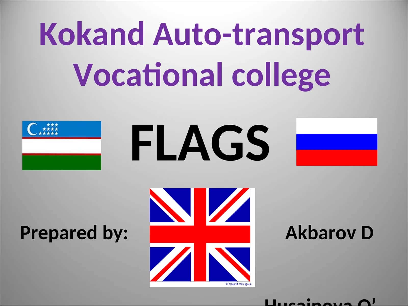 Kokand Auto-transport Vocational college 1