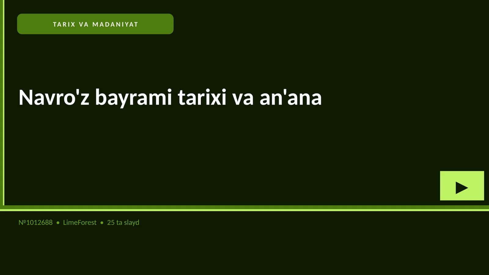 Navro'z bayrami tarixi va an'ana 1