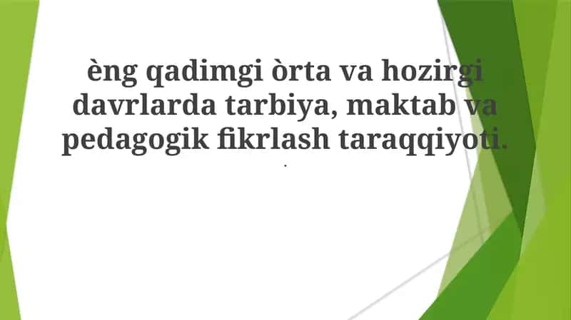 Qadimgi yunon pedagogikasi 1