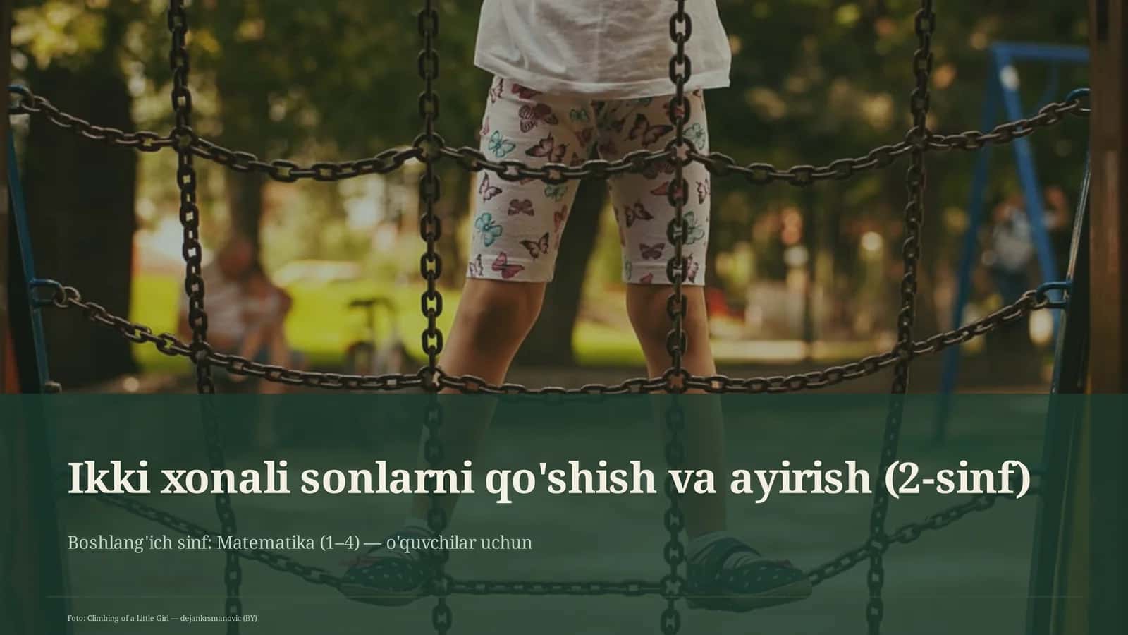 Ikki xonali sonlarni qo'shish va ayirish (2-sinf) 1